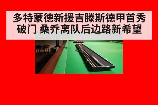 多特蒙德新援吉滕斯德甲首秀破门 桑乔离队后边路新希望